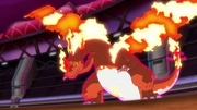 Leon Gigantamax Charizard anime