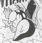 Tackle being used by Gold's Cyndaquil.