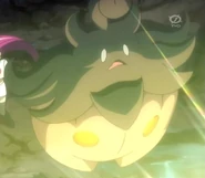 Gourgeist, as a Pumpkaboo being controlled by an evil, rogue Malamar.