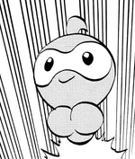 Fofo was given to Ruby by Mr. Stone at the Weather Institute after the battle between him and Norman. She is used in Smart Contests