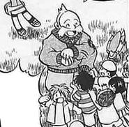 Wattson showcasing his kindness to children.