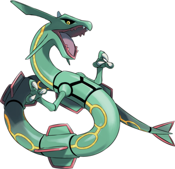 Create a dragon type pokemon with colors red green blue black and