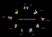 Hoenn Sound exclusives