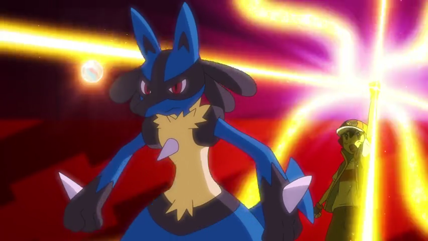 Pokemon Journeys Unleashes Ash's Lucario's Mega Evolution: Watch