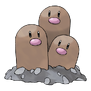 #051 Dugtrio Grond