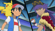 Pokémon Champions Ash Ketchum and Leon