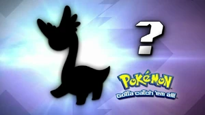 Amaura's silhouette in Who's That Pokémon?