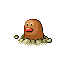 0050Diglett RS.png (534 bytes) Diglett's Pokémon Ruby Version and Pokémon Sapphire Version sprite