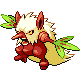 Shiftry's Pokémon Diamond Version and Pokémon Pearl Version Shiny sprite