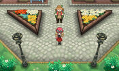 Serena standing in Vaniville Town, the starter town in the game