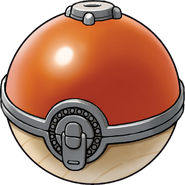 An older model Poké Ball in Pokémon Legends: Arceus