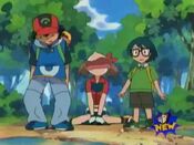 Ash, Max and May are not glad they got lost