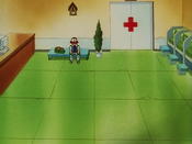 Ash waits for Pikachu to recover