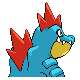 Feraligatr's Generation IV back sprite
