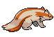 Linoone's Shiny back sprite