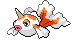 Goldeen's Black and White/Black 2 and White 2 sprite