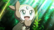 Meloetta fascinate.png (649 KB) Meloetta becomes fascinated after it saw the beautiful display that Piplup and Cilan's Pansage have put on