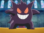 Gengar is Fantina's first Pokémon used in her rematch with Ash. It lost to Ash's Buizel.