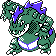 Feraligatr's Pokémon Silver Version Shiny sprite