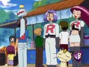 Team Rocket is relieved by Chimecho's voice