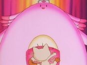 Meowth makes Chansey angry