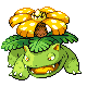 Venusaur's Pokémon Platinum Version Shiny sprite ♀