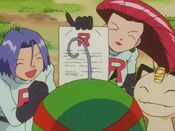 Team Rocket offers a contract to Politoed