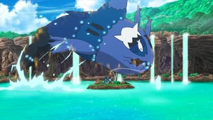 Totem Wishiwashi in the anime.