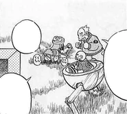 Wattson and Trick Master watch Sapphire search for the trapdoor.