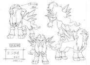 Entei concept art