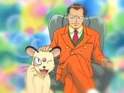 Meowth recalls Persian with the boss