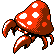 Parasect's Pokémon Crystal Version sprite