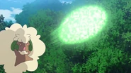 Leech Seed being used by Trainer's Whimsicott.