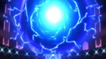 Lucario using G-Max Aura Sphere