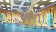 Teleport being used by Blue's Alakazam.