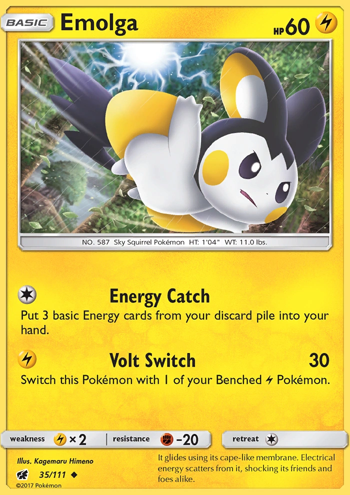 Emolga Crimson Invasion Pokemon Wiki Fandom