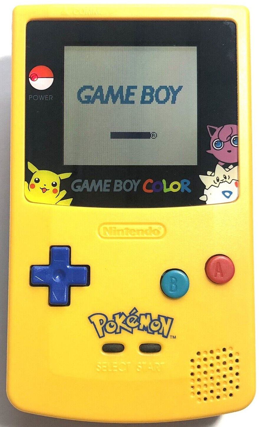 Gameboy Color Pokemon Special Pikachu Edition Nintendo System Game Console  CLEAN