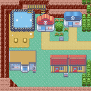 Map in Pokémon Ruby Version and Pokémon Sapphire Version