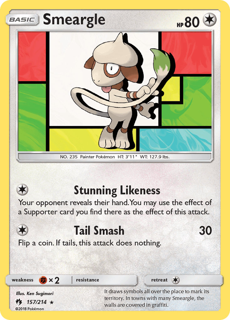 Smeargle Lost Thunder Pokemon Wiki Fandom