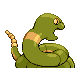 Ekans's Generation IV Shiny back sprite