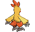 Combusken's back sprite