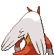 Blaziken's back shiny sprite