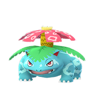 Venusaurtwo's appearance in Pokémon GO