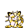 Meowth's Pokémon Red Version and Pokémon Blue Version sprite