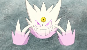 Shiny Mega Gengar in the anime.