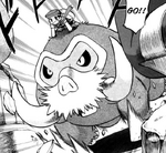 Moo was originally caught by Platinum because he reminded her of Diamond and at the suggestion of Candice. She gave it to him and he named it Moo.