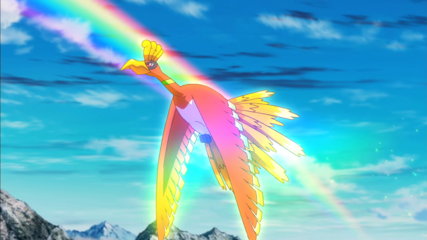 Anime Pokemon News on X: Rainbow = Ho-Oh Should I continue to believe that  that miracle will happen?  / X