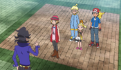 Professor Sycamore telling the others that it was Serena's idea