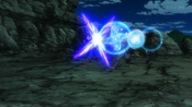 Bisharp's X-Scissor being blocked by Water Pulse and Water Shuriken