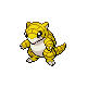 Sandshrew's Pokémon HeartGold Version and Pokémon SoulSilver Version sprite